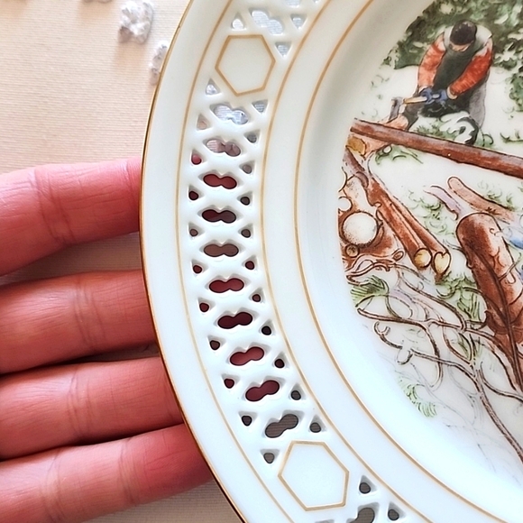 Denmark/ Danish Carl Larsson Collection "Working in the Woods" limited edition - Picture 3 of 6